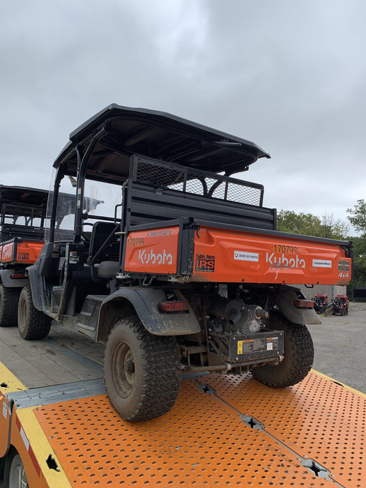 2021 Kubota RTV-X1140W-H Plastic Canopy, Windshield Acrylic Clear, LED Strobe Light, Wire Harness Kit, Back up Alarm