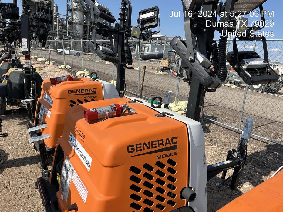 2024 Generac MLT2 Diesel, Flex Switch 120V Input, Powerzone Controller, 
(4) 320W LED Lights, 4kW Generator, 39.9 Gal Fuel Tank, 2" Ball, T3