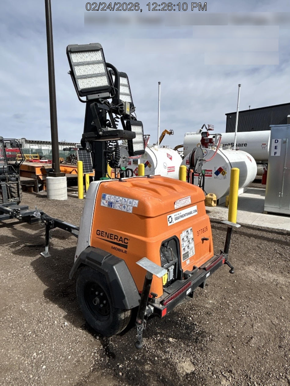 2023 Generac MLT2 Diesel, Flex Switch 120V Input, Powerzone Controller, 
(4) 320W LED Lights, 4kW Generator, 39.9 Gal Fuel Tank, 2" Ball, T3