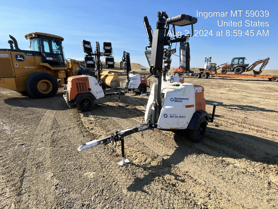 2023 Generac MLT2 Diesel, Flex Switch 120V Input, Powerzone Controller, (4) 320W LED Lights, 4kW Generator, 39.9 Gal Fuel Tank, 2" Ball, T3