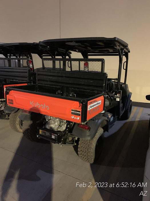 2022 Kubota RTV-X1140W-H Plastic Canopy, Windshield Acrylic Clear, LED Strobe Light, Wire Harness Kit, Back up Alarm