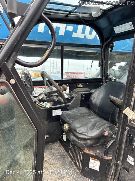 2018 Genie GTH-1056 Genie GTH-1056 w/CAB, Solid Tires, Work Lights, 60" carriage/forks, cab mesh, beacon