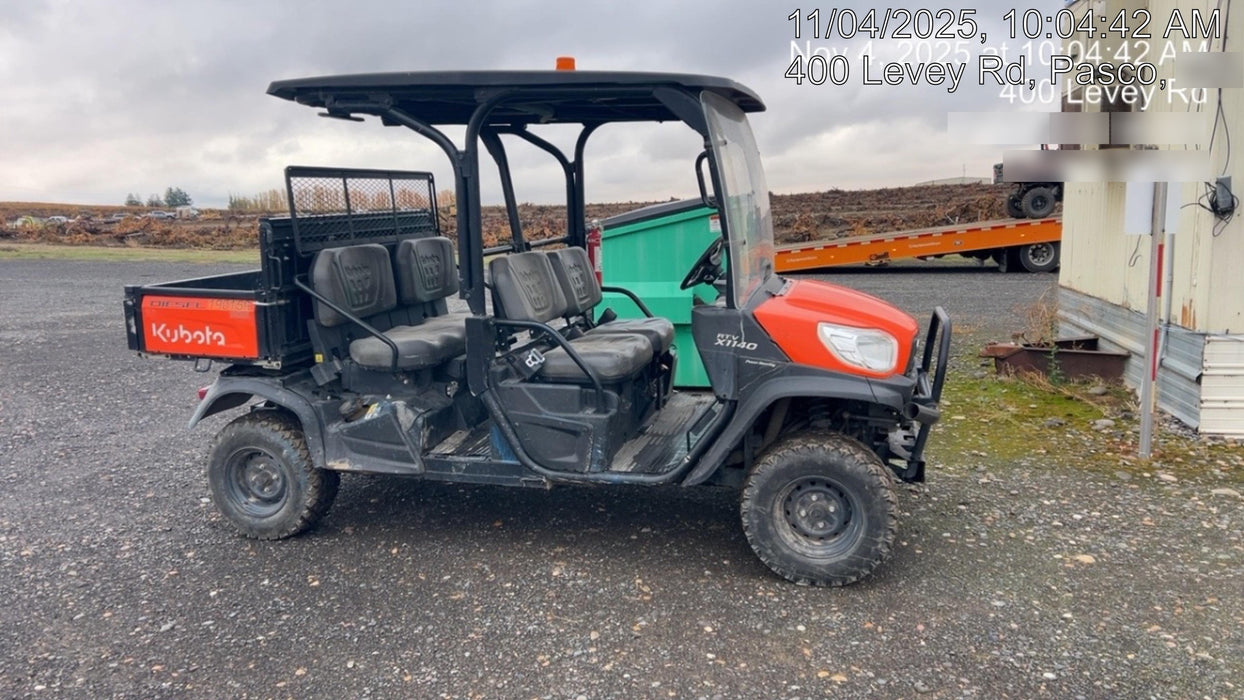 Kubota RTV-X1140W-H Plastic Canopy, Windshield Acrylic Clear, LED Strobe Light, Wire Harness Kit, Back up Alarm