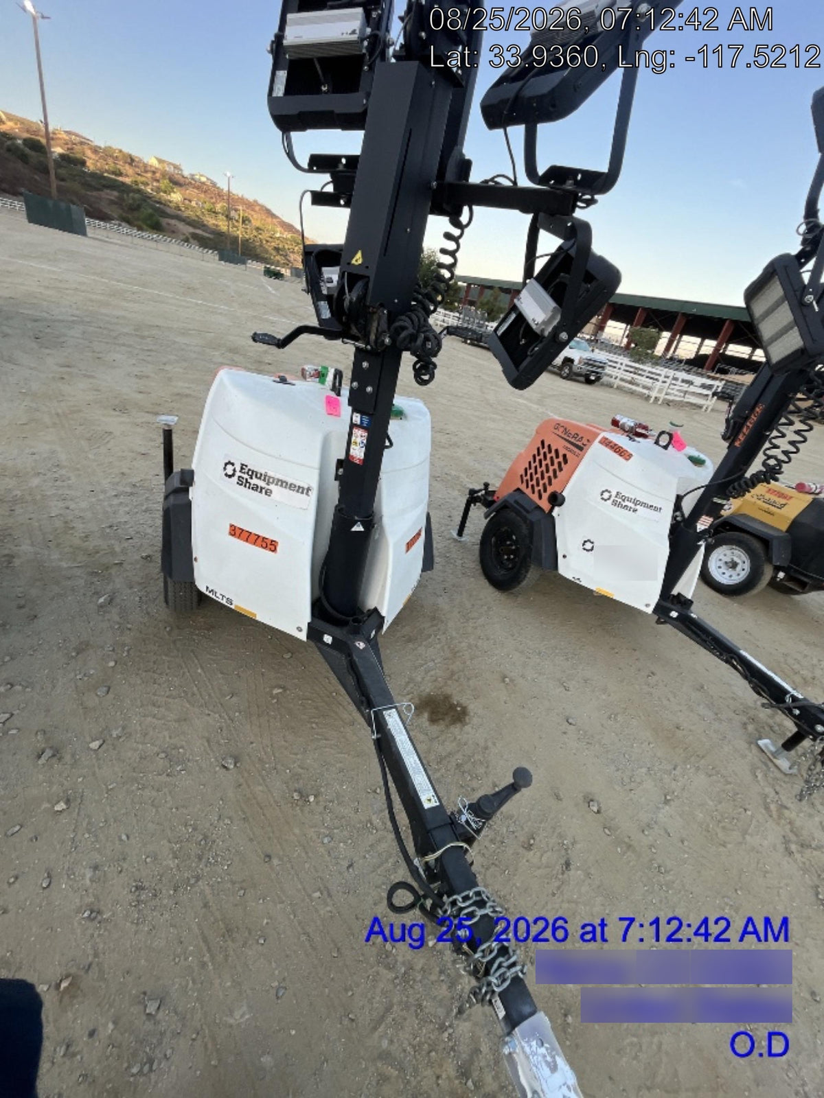 2023 Generac MLT2 Diesel, Flex Switch 120V Input, Powerzone Controller, 
(4) 320W LED Lights, 4kW Generator, 39.9 Gal Fuel Tank, 2" Ball, T3