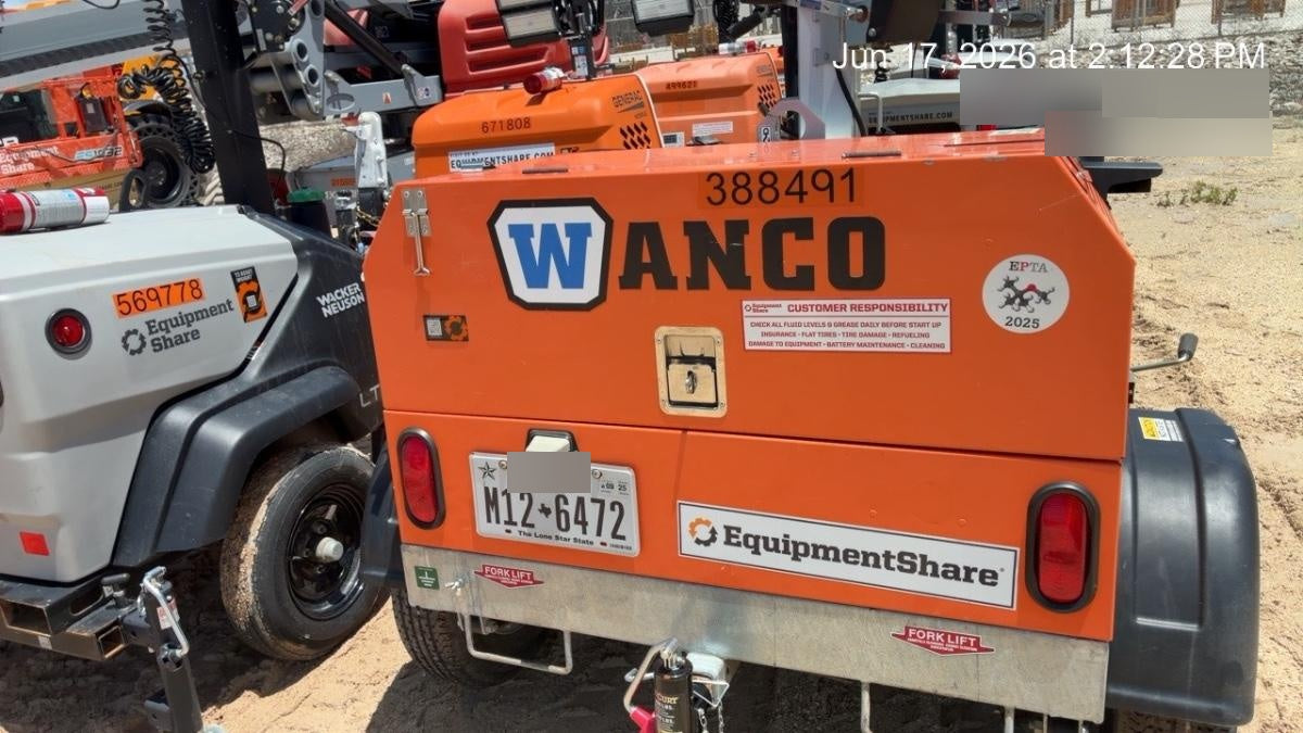2024 Wanco WLTT-4MM4K Diesel, Deep Sea Controller, Shore Power Plug, Auto Start, (4) 350W LED Floodlights, 4kW Generator, 60 Gal Fuel Tank, 2" Ball, T3