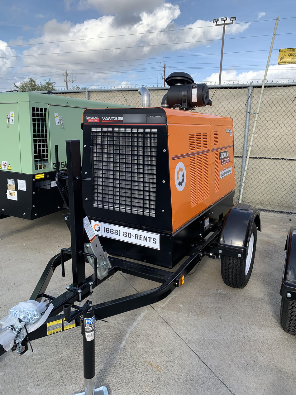 2021 Lincoln Electric Vantage 549X Ready Pak 3, ORANGE (includes trailer, cable rack, fender light kit)