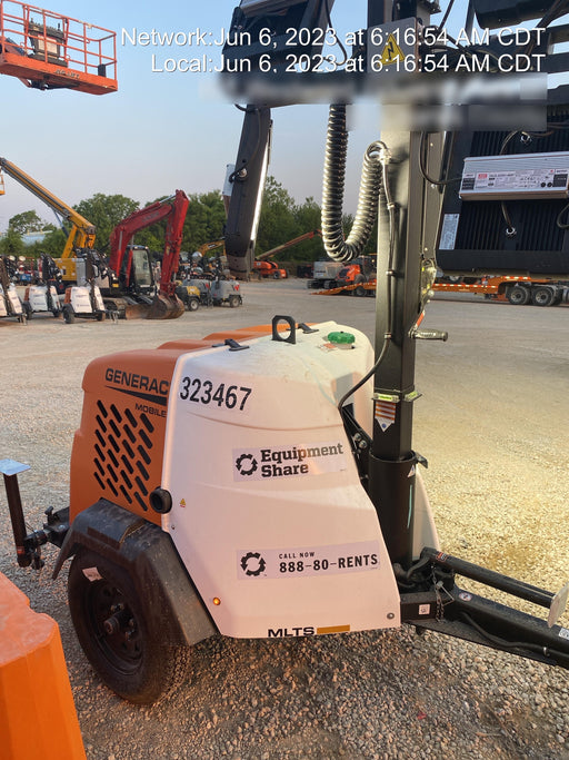 2023 Generac MLT2 Diesel, Flex Switch 120V Input, Powerzone Controller, (4) 320W LED Lights, 4kW Generator, 39.9 Gal Fuel Tank, 2" Ball, T3