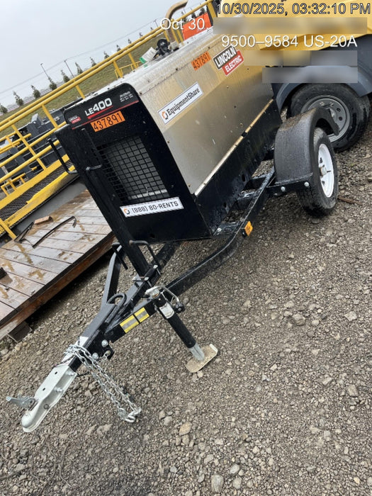 2024 Lincoln Electric LE400 Kubota V1505, Trlr, Cable Rack, Light Kit, ES Decals, T3