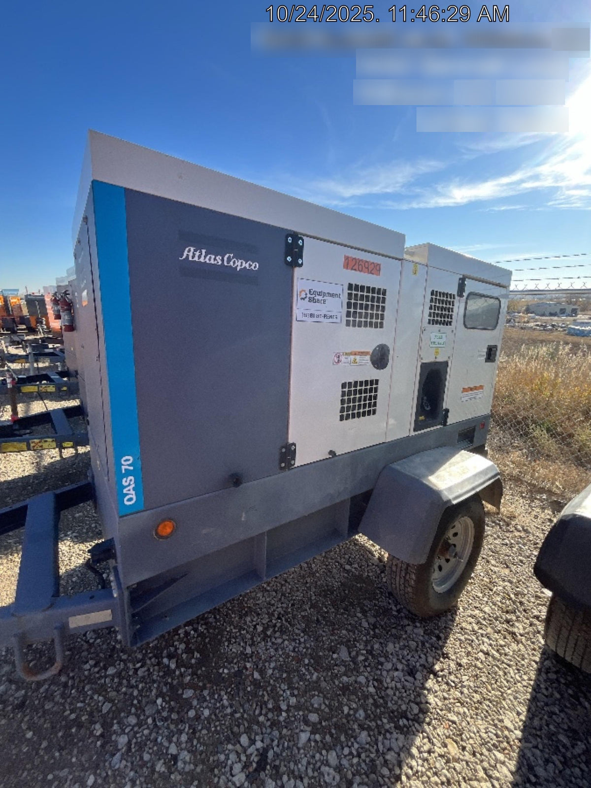 2020 ATLAS COPCO QAS 70