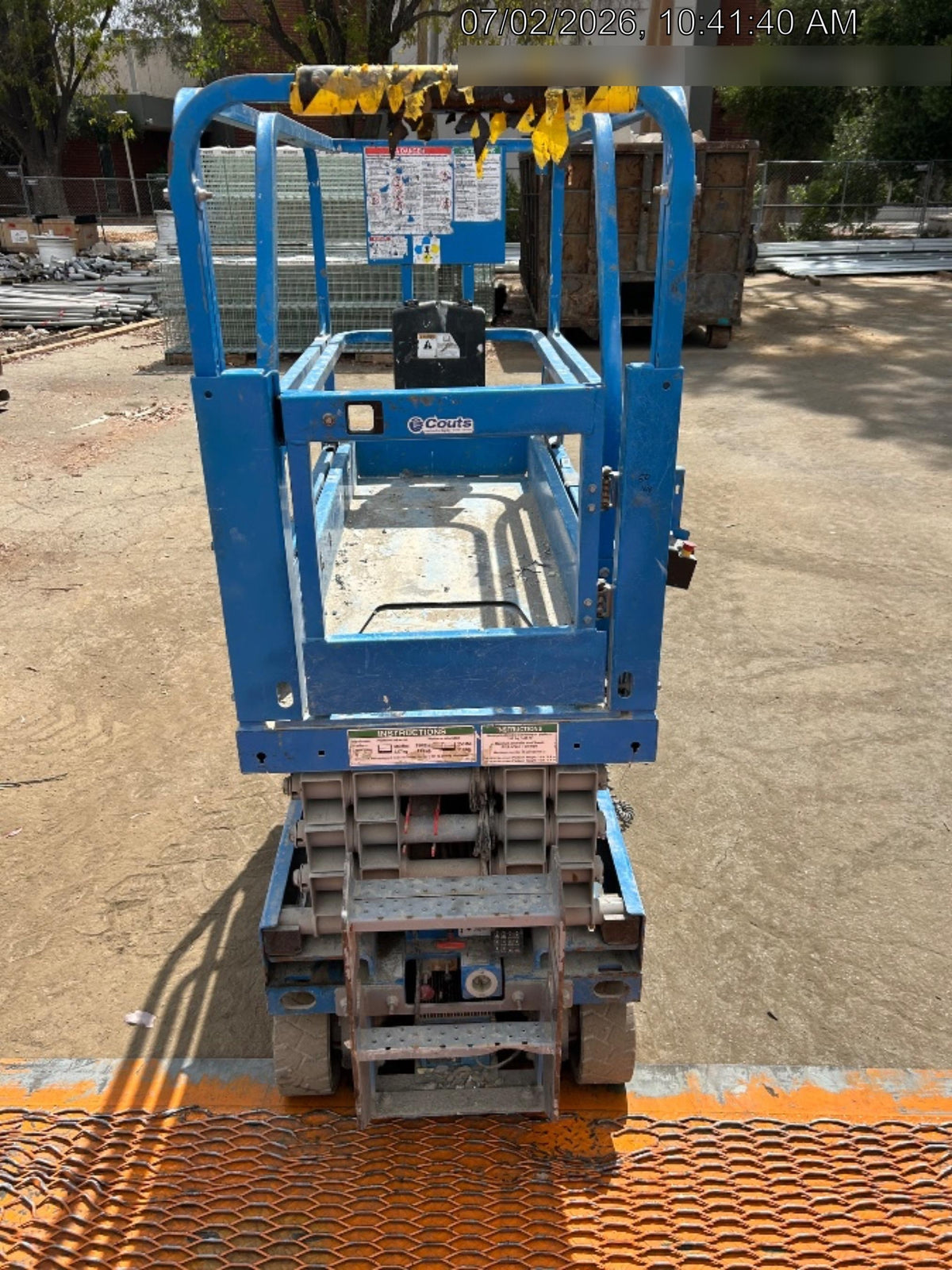 2019 Genie GS-1930 Half Height Swing Gate, 800W Inverter