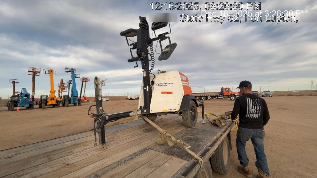 2023 Generac MLT2 Diesel, Flex Switch 120V Input, Powerzone Controller, 
(4) 320W LED Lights, 4kW Generator, 39.9 Gal Fuel Tank, 2" Ball, T3