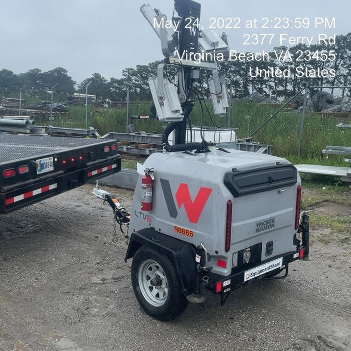 2020 Wacker Neuson LTV6K LTV6K-METAL HALIDE LIGHT TOWER 60HZ KUBOTA LED 300