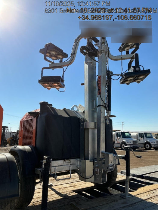 2024 Wanco WLTT-4MM4K Diesel, Deep Sea Controller, Shore Power Plug, Auto Start, (4) 350W LED Floodlights, 4kW Generator, 60 Gal Fuel Tank, 2" Ball, T3