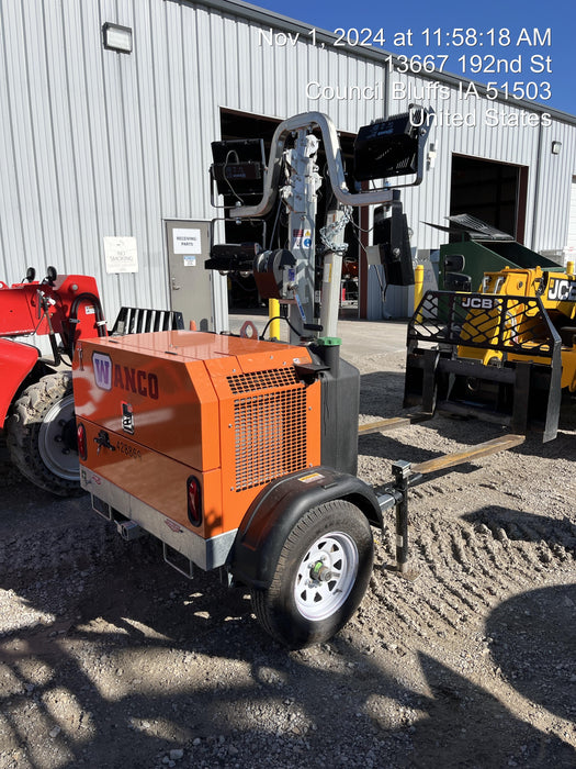 2024 Wanco WLTT-4MM4K Diesel, Deep Sea Controller, Shore Power Plug, Auto Start, (4) 350W LED Floodlights, 4kW Generator, 60 Gal Fuel Tank, 2" Ball, T3