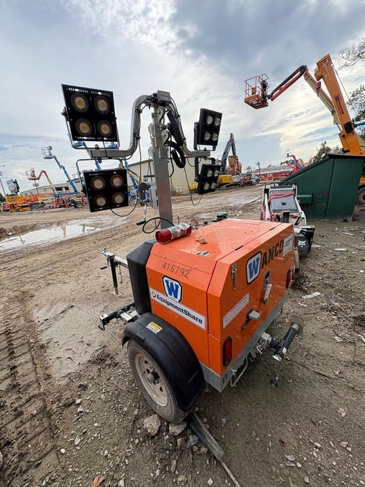 2024 Wanco WLTT-4MM4K Diesel, Deep Sea Controller, Shore Power Plug, Auto Start, (4) 350W LED Floodlights, 4kW Generator, 60 Gal Fuel Tank, 2" Ball, T3