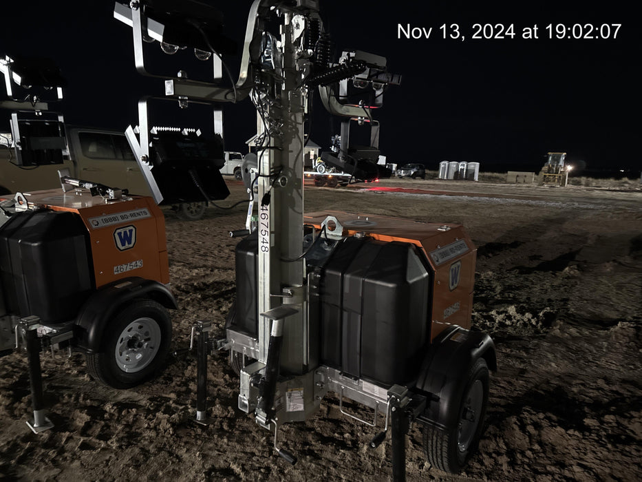 2024 Wanco WLTT-4MM4K Diesel, Deep Sea Controller, Shore Power Plug, Auto Start, (4) 350W LED Floodlights, 4kW Generator, 60 Gal Fuel Tank, 2" Ball, T3