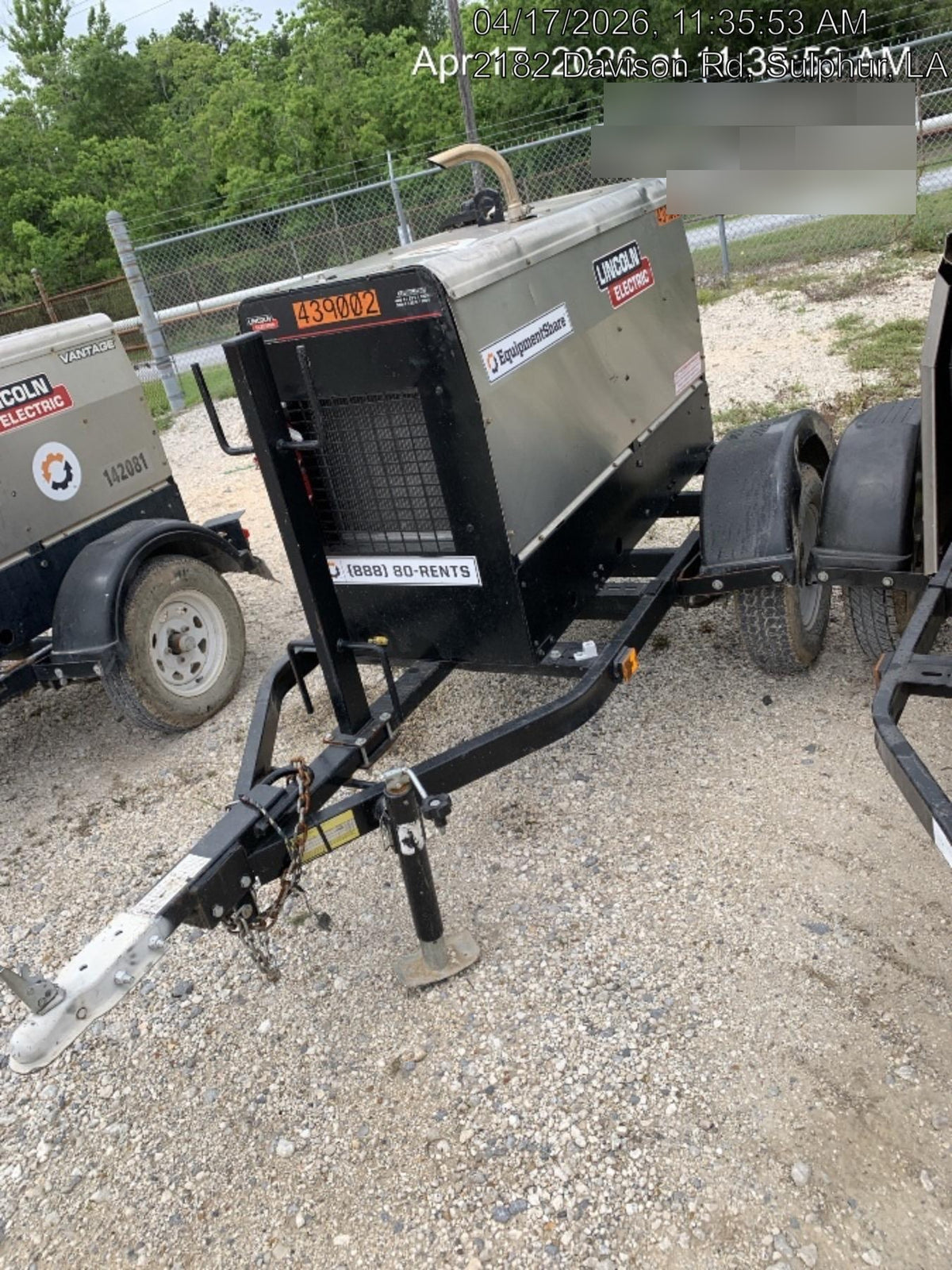 2024 Lincoln Electric LE400 Kubota V1505, Trlr, Cable Rack, Light Kit, ES Decals, T3