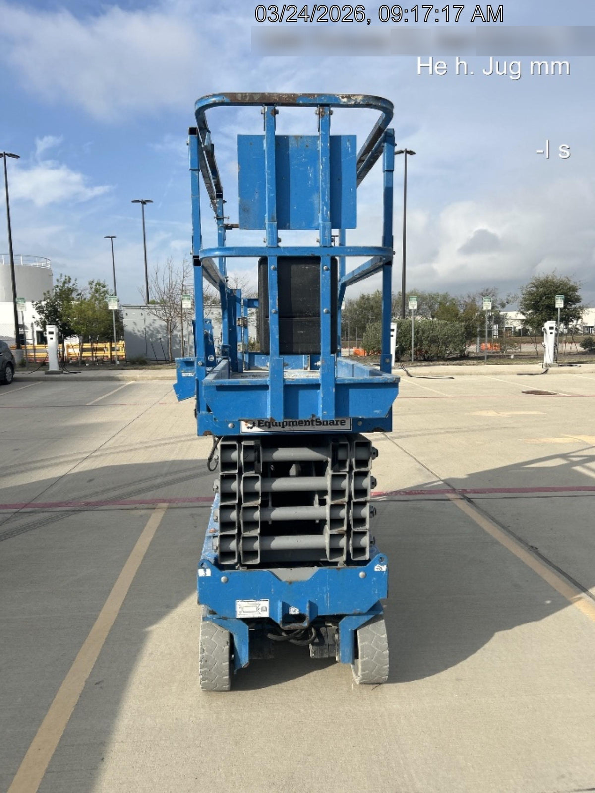 2018 Genie GS-3232 Genie GS3232 Lift w/Folding Rails and Swing Gate