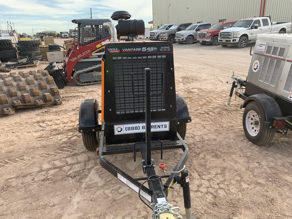 2021 Lincoln Electric Vantage 549X Ready Pak 3, ORANGE (includes trailer, cable rack, fender light kit)