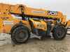 2019 JCB 512-56 Enclosed Cab, 109 HP, Solid Tires, Worklights, Beacon, Aux Hydraulics, Lifting Eye w/60" Carriage/60" Forks
