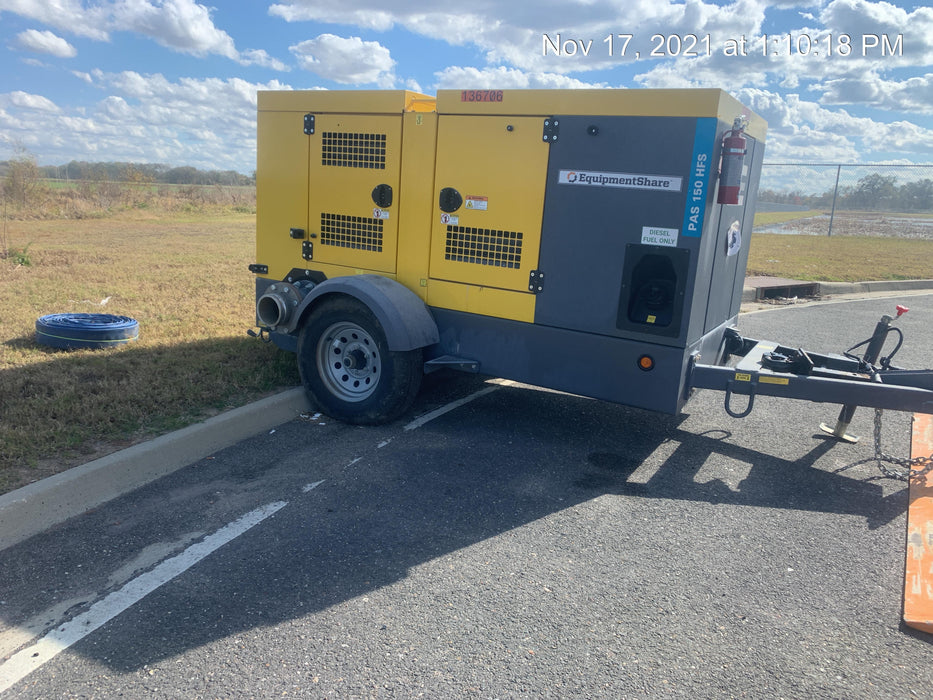 2021 ATLAS COPCO PAS 150 HF CS Enclosed