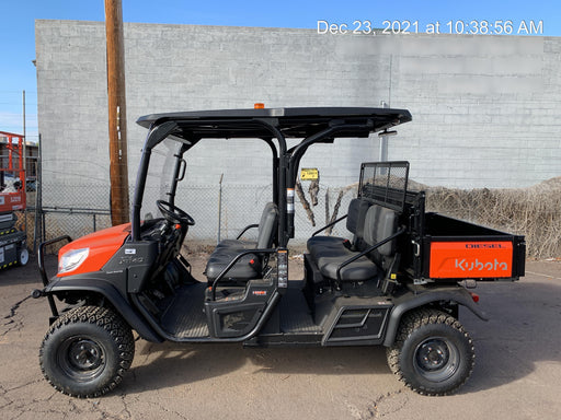 2022 Kubota RTV-X1140W-H Plastic Canopy, Windshield Acrylic Clear, LED Strobe Light, Wire Harness Kit, Back up Alarm
