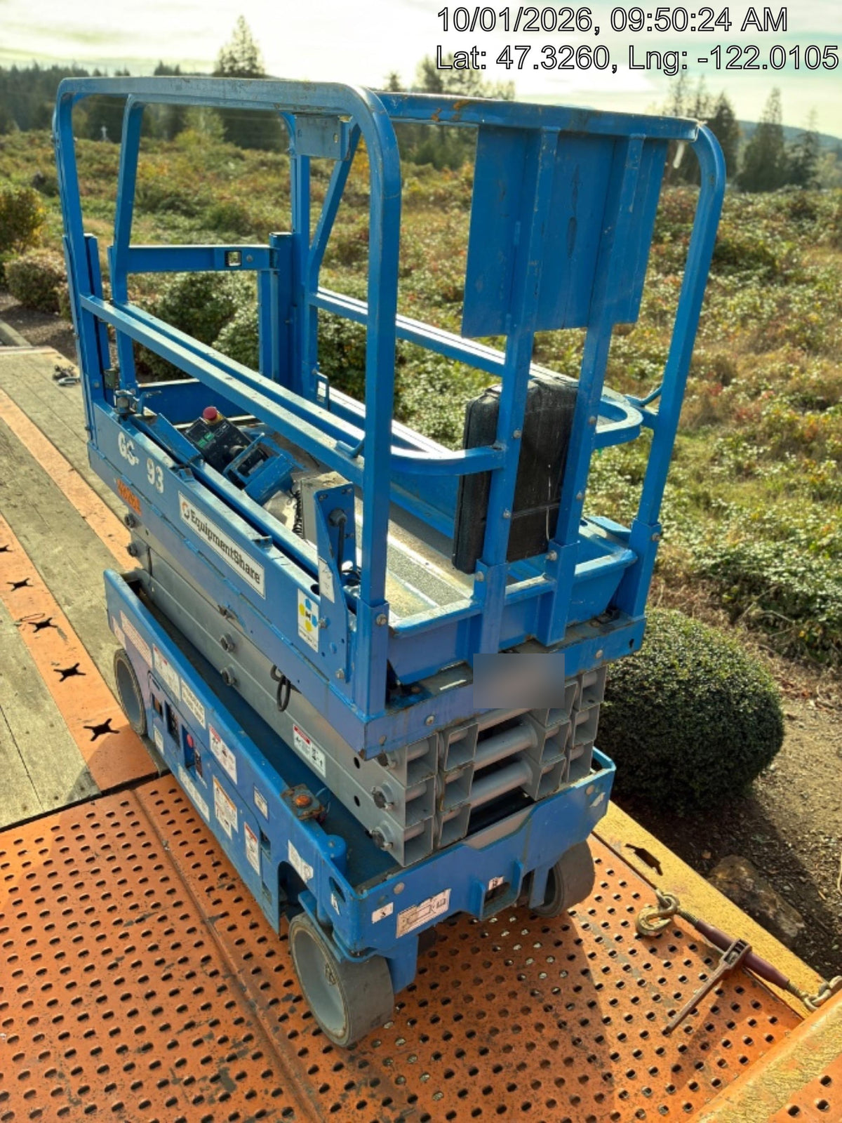 2019 Genie GS-1930 Half Height Swing Gate, 800W Inverter