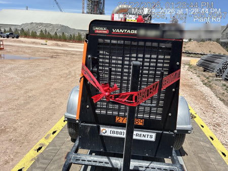 2022 Lincoln Electric Vantage 549X Crosslink Technology, Trailer Mounted, ES Decals, T3