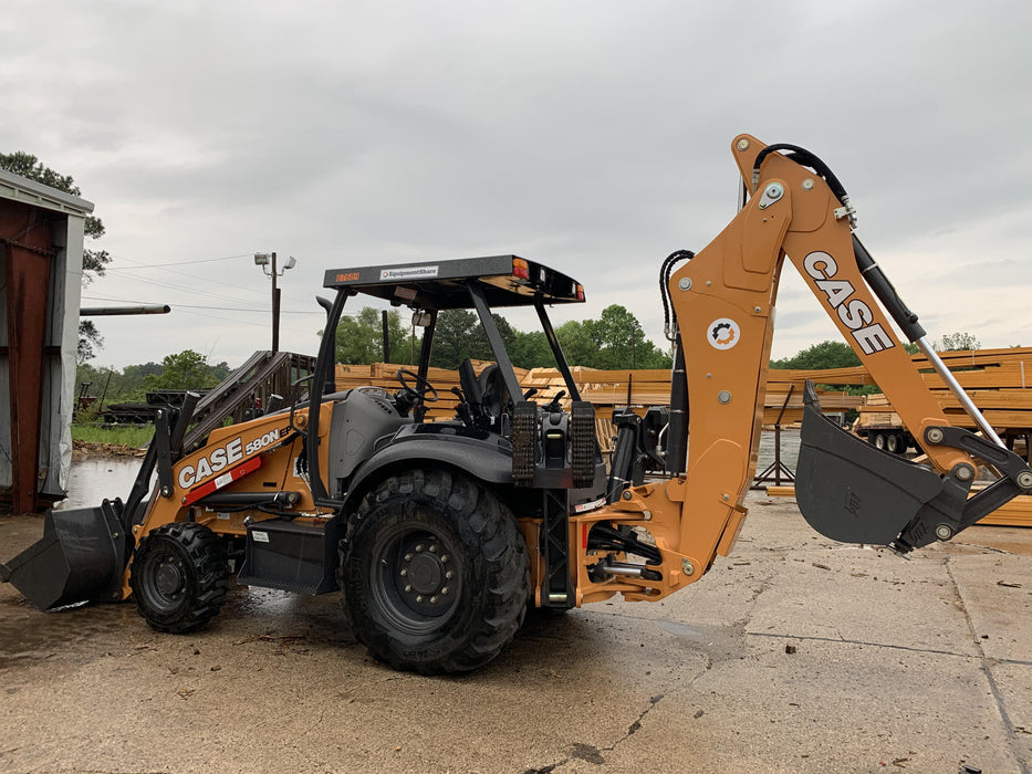 2020 Case 580N EP Canopy, 4WD, Standard Stick, Pilot Controls, 1 Way Hydraulics, Ride Control, TAG Manual QC