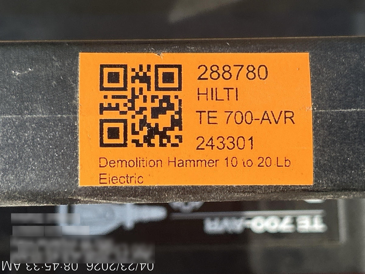 2023 HILTI TE 700-AVR
