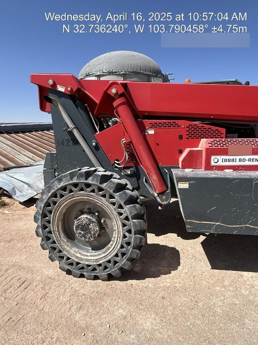 2019 Manitou MTA8044 MTA 8044 - 74 HP T4, Canopy, Worklights/Strobe, Beacon, 66" Carriage, 48" Forks, Solid Tires, Lift Hook, Aux Hydraulics