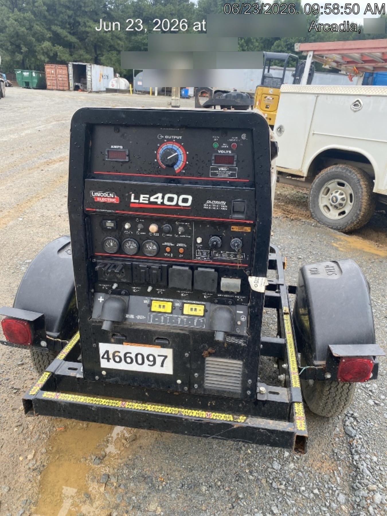 2024 Lincoln Electric LE400 Kubota V1505, Trlr, Cable Rack, Light Kit, ES Decals, T3