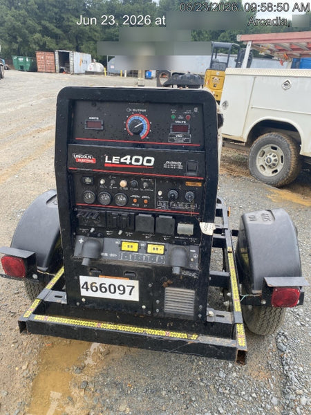 2024 Lincoln Electric LE400 Kubota V1505, Trlr, Cable Rack, Light Kit, ES Decals, T3