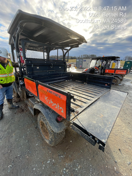 2021 Kubota RTV-X1140W-H Plastic Canopy, Windshield Acrylic Clear, LED Strobe Light, Wire Harness Kit, Back up Alarm