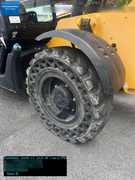 2019 JCB 510-56 Canopy, 74 HP, Solid Tires, STD Worklight, Beacon, Aux Hydraulics, Lifting Eye, Back up Alarm w/66" Carriage/60" Forks