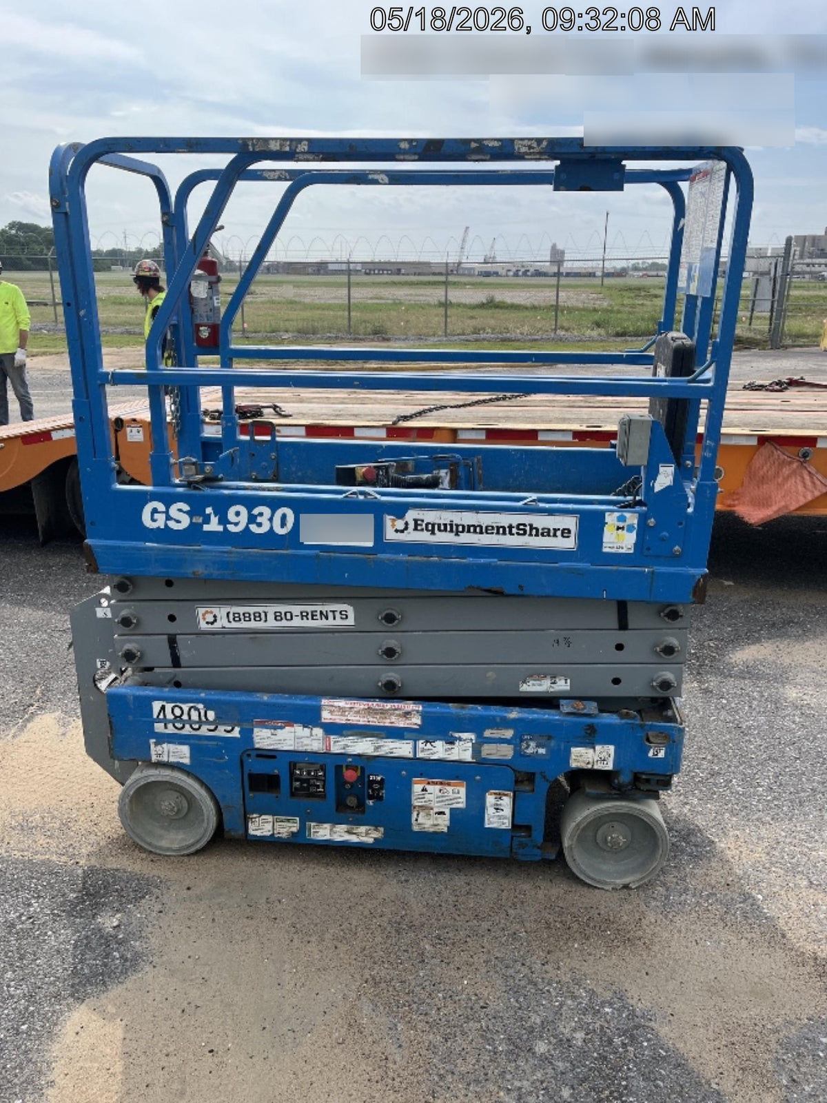 2019 Genie GS-1930 Fixed Rails with Chain Entry