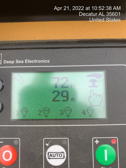 2022 Allmand NLV3GR (4) LED Light Fixture 350W, 23' Vertical Mast, 3kW Prime, Towable, Deep Sea L401, Leveling Jacks, Yanmar T4F 5.8hp