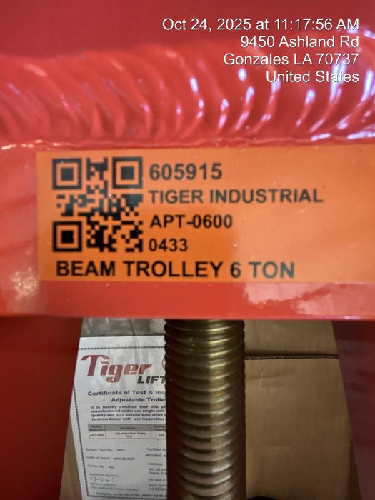 2025 TIGER INDUSTRIAL APT-0600