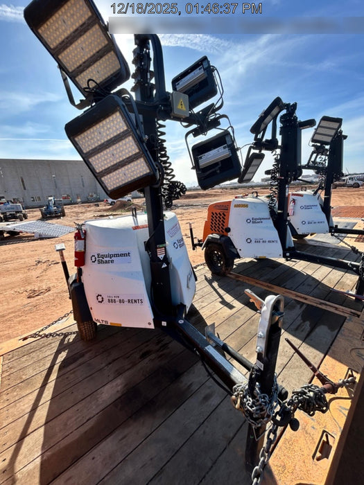 2024 Generac MLT2 Diesel, Flex Switch 120V Input, Powerzone Controller, 
(4) 320W LED Lights, 4kW Generator, 39.9 Gal Fuel Tank, 2" Ball, T3