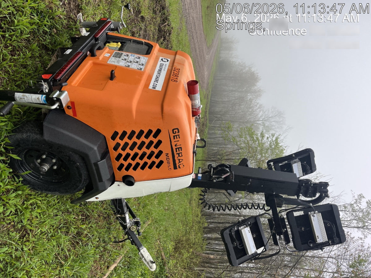 2023 Generac MLT2 Diesel, Flex Switch 120V Input, Powerzone Controller, (4) 320W LED Lights, 4kW Generator, 39.9 Gal Fuel Tank, 2" Ball, T3