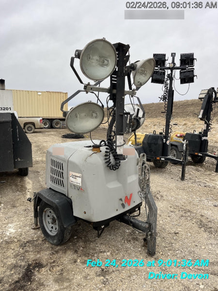 2018 Wacker Neuson LTV6L-MH Wacker Neuson LTV6L Mobile Light Tower w/Fuel Level Sensor Installed