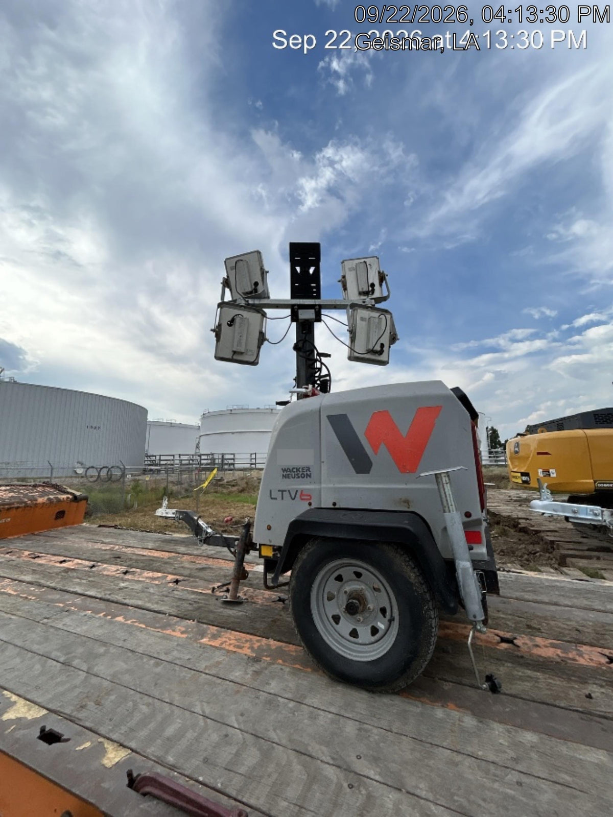 2019 Wacker Neuson LTV6K-LED Standard LED Towable Light Tower w/None