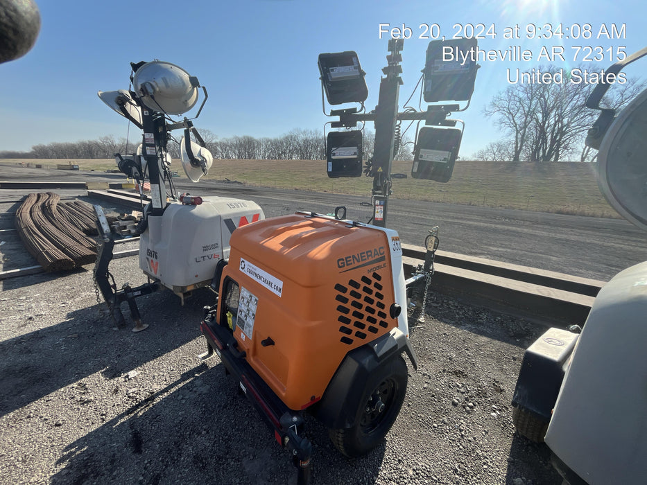 2023 Generac MLT2 Diesel, Flex Switch 120V Input, Powerzone Controller, (4) 320W LED Lights, 4kW Generator, 39.9 Gal Fuel Tank, 2" Ball, T3