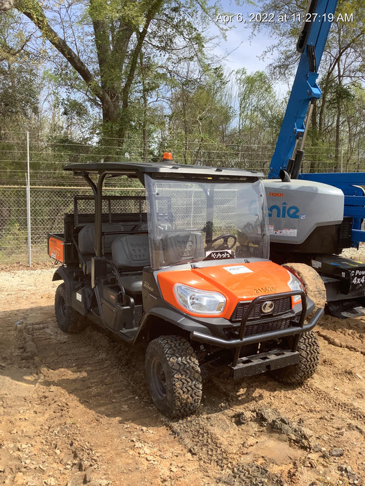 2022 Kubota RTV-X1140W-H Plastic Canopy, Windshield Acrylic Clear, LED Strobe Light, Wire Harness Kit, Back up Alarm