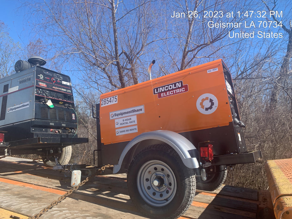 2022 Lincoln Electric LE400 Kubota V1505, Trlr, Cable Rack, Light Kit, ES Decals, T3