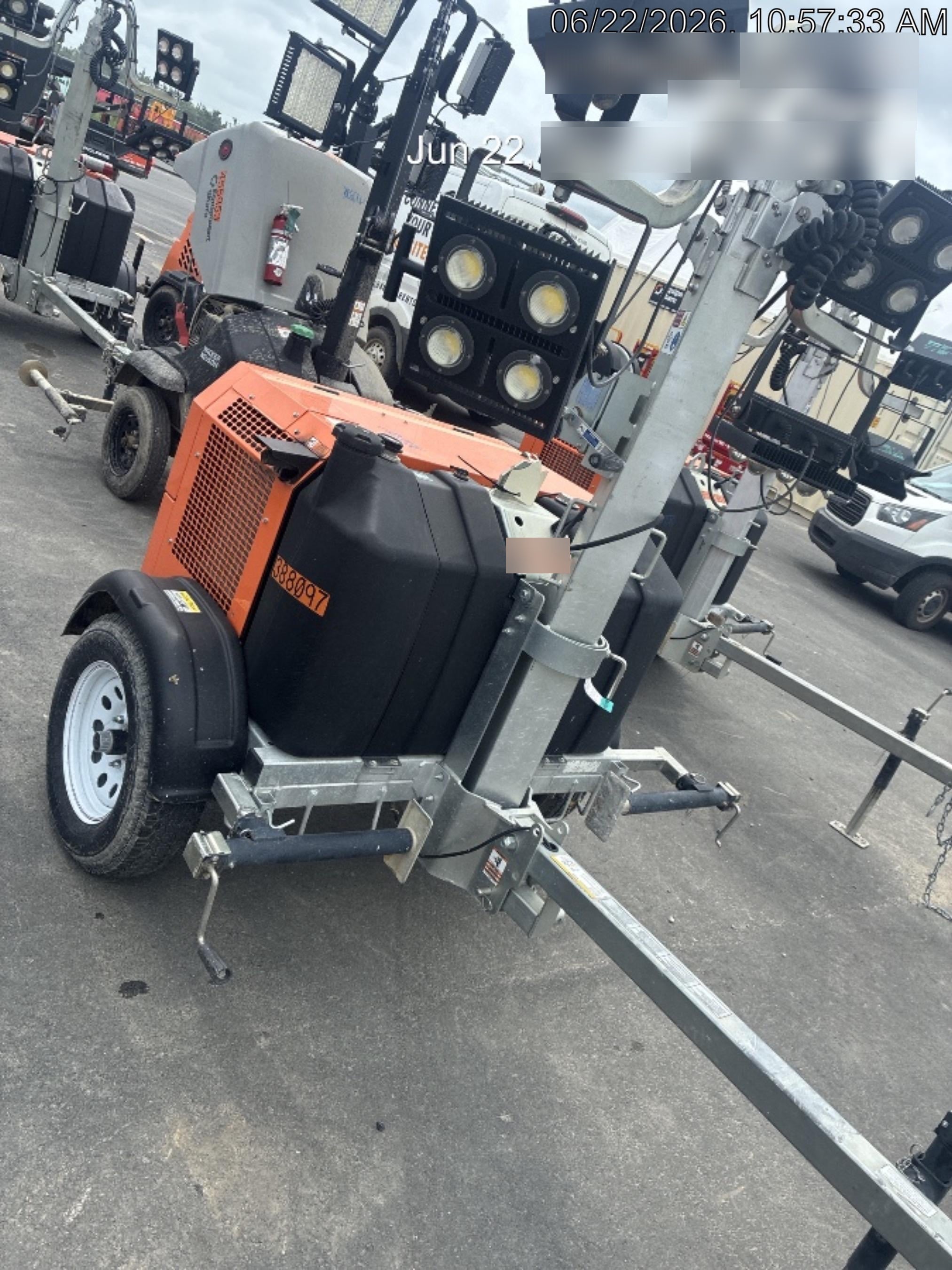 2024 Wanco WLTT-4MM4K Diesel, Deep Sea Controller, Shore Power Plug, Auto Start, (4) 350W LED Floodlights, 4kW Generator, 60 Gal Fuel Tank, 2" Ball, T3