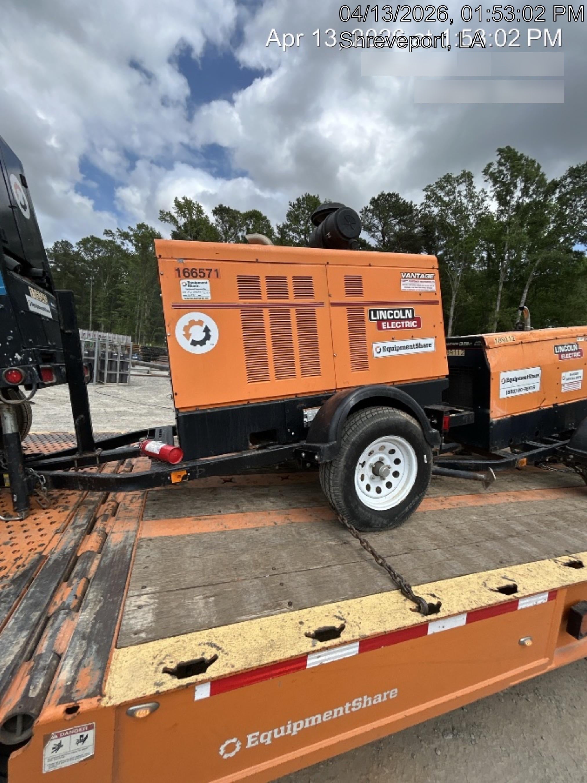 2021 Lincoln Electric Vantage 549X VANTAGE 549X READY-PAK 3 (EQUIPMENTSHARE)