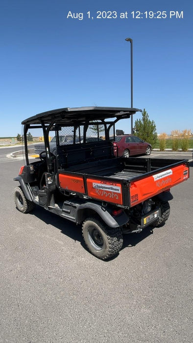 2022 Kubota RTV-X1140W-H Plastic Canopy, Windshield Acrylic Clear, LED Strobe Light, Wire Harness Kit, Back up Alarm