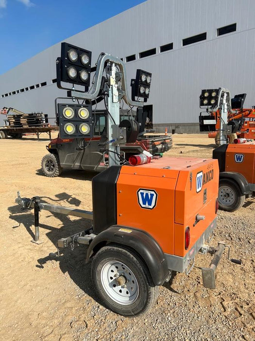 2025 Wanco WLTT-4MM4K Diesel, Mitsubishi L2E, 9.0HP @1800 rpm, Deep Sea Controller, Shore Power Plug, Auto Start, (4) 350W LED Floodlights, 4kW Generator, 60 Gal Fuel Tank, 2" Ball, T3
