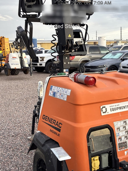 2023 Generac MLT2 Diesel, Flex Switch 120V Input, Powerzone Controller, 
(4) 320W LED Lights, 4kW Generator, 39.9 Gal Fuel Tank, 2" Ball, T3